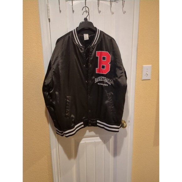 Pac sun Basketball Skateboards Varsity Bomber Letterman Jacket Wolves  Men’s L - Picture 4 of 16